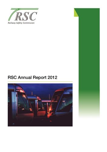 Publication cover - RSC Annual Report 2012