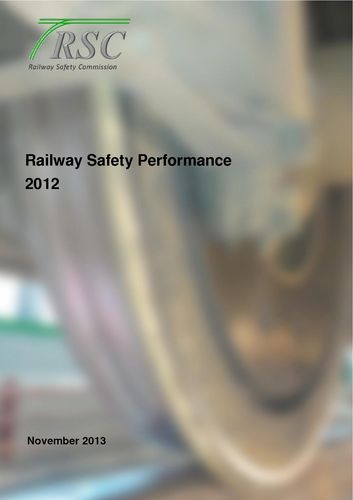 Publication cover - Safety Statistical Report 2012