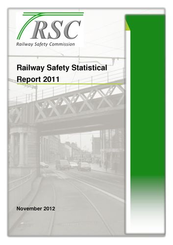 Publication cover - Safety Statistical Report 2011 